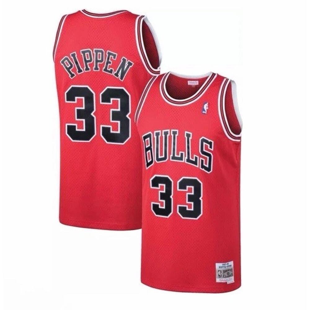 Mitchell & Ness Men's Chicago Bulls Scottie Pippen #33 Swingman Jersey Sz M NWT